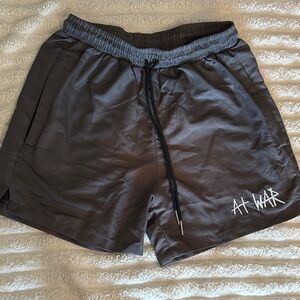 At War Men's charcoal colored Shorts